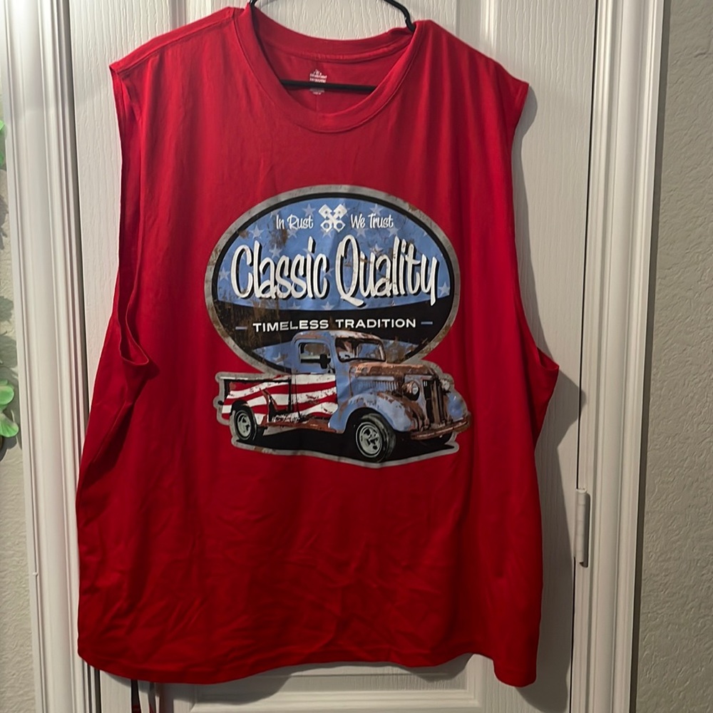 XXL American Truck Tank Top Patriotic